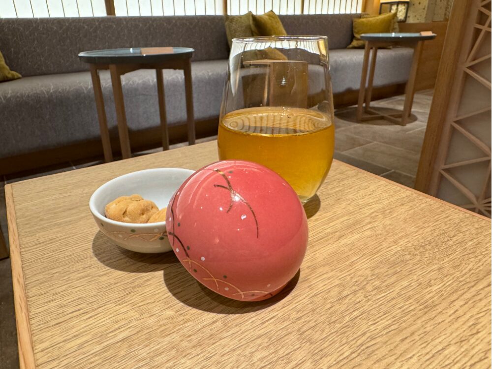 お菓子と飲み物